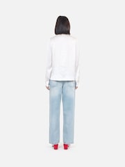 The Kooples Cream Neck Tie Blouse - Image 2 of 5