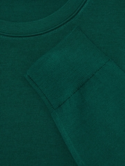 Reiss Opal Green Wessex Merino Wool Crew Neck Jumper - Image 4 of 5