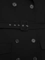 Reiss Black Ray Petite Belted Utility Jumpsuit - Image 5 of 6