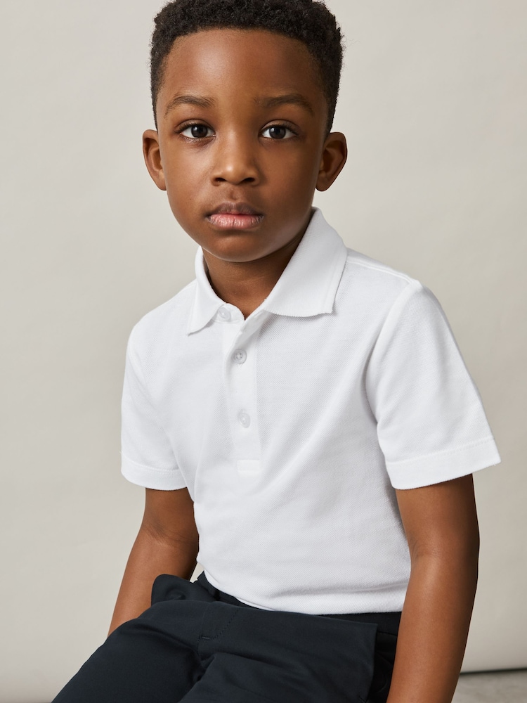 Reiss Bajoick 2 Pack Cotton Piqué Polo Shirts - Imagen 1 de 4