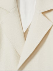 LES 100 CIEL Cream Reiss | Les 100 Ciels Boiled-Wool Bouclé Coat - Image 6 of 6