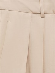 Mango Brown Wide Leg Lyocell Trousers - Image 7 of 7