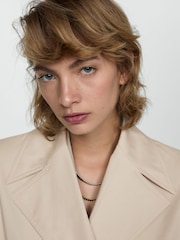 Mango Brown Double-Breasted Trench Coat - Image 3 of 7