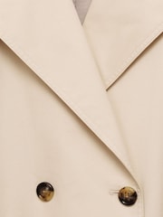 Mango Brown Double-Breasted Trench Coat - Image 7 of 7