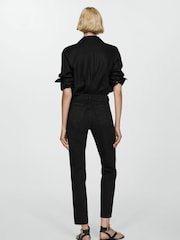 Mango Black Newmom Comfort High Rise Jeans - Image 2 of 7
