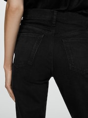 Mango Black Newmom Comfort High Rise Jeans - Image 5 of 7