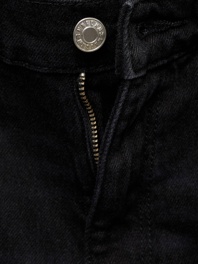 Mango Black Newmom Comfort High Rise Jeans - Image 7 of 7