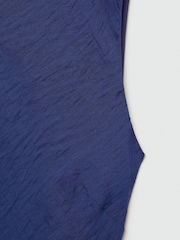 Mango Blue Midi Flowing Dress - Image 6 of 6