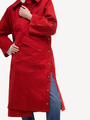 Barbour x Alexa Chung Scarlet Lizzy Showerproof Jacket - Image 6 of 9