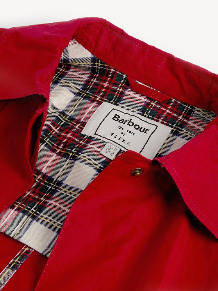 Barbour x Alexa Chung Scarlet Lizzy Showerproof Jacket - Image 9 of 9