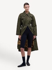 Barbour® x Alexa Chung Highland Olive Harley Showerproof Jacket - Image 1 of 10
