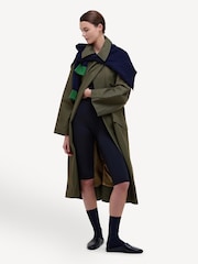 Barbour® x Alexa Chung Highland Olive Harley Showerproof Jacket - Image 3 of 10