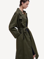 Barbour® x Alexa Chung Highland Olive Harley Showerproof Jacket - Image 4 of 10