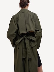 Barbour® x Alexa Chung Highland Olive Harley Showerproof Jacket - Image 6 of 10