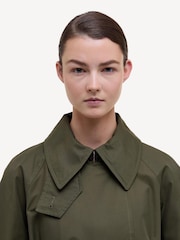 Barbour® x Alexa Chung Highland Olive Harley Showerproof Jacket - Image 7 of 10
