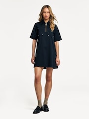 Barbour® Black Re-Engineered Ettie Mini Dress - Image 1 of 5