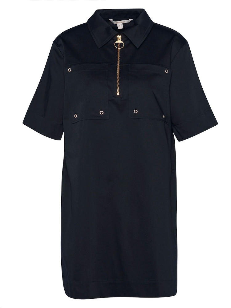 Barbour® Black Re-Engineered Ettie Mini Dress - Image 5 of 5 Barbour® Black Re-Engineered Ettie Mini Dress - Image 5 of 5