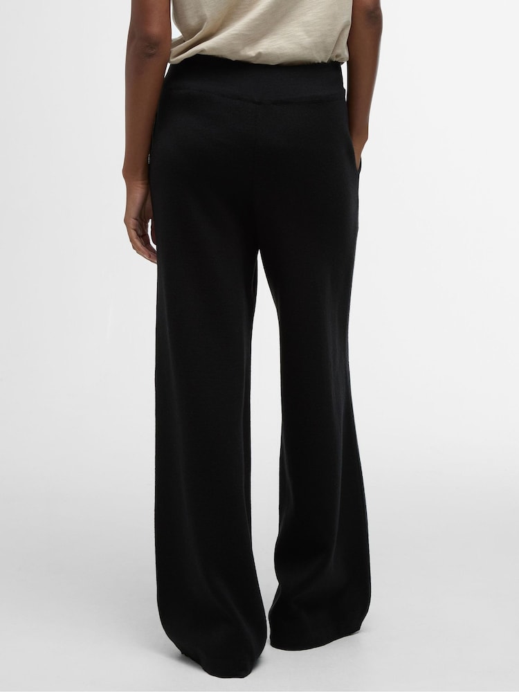 Barbour® Black Re-Engineered Anise Knitted Trousers - Image 2 of 5 Barbour® Black Re-Engineered Anise Knitted Trousers - Image 2 of 5
