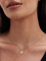 Inicio Gold Plated Celestial Opal Necklace - Gift Pouch - Image 2 of 3