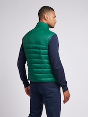 U.S. Polo Assn. Mens Panelled Quilted Gilet - Image 4 of 9