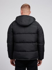 U.S. Polo Assn. Mens Ripstop Hooded Puffer Jacket - Image 3 of 12