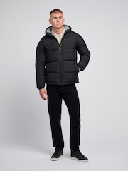 U.S. Polo Assn. Mens Ripstop Hooded Puffer Jacket - Image 4 of 12
