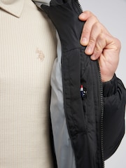 U.S. Polo Assn. Mens Ripstop Hooded Puffer Jacket - Image 6 of 12