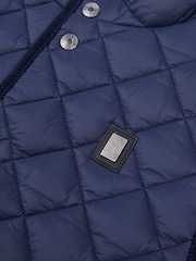 U.S. Polo Assn. Mens Blue Diamond Quilt Hacking Gilet - Image 3 of 4