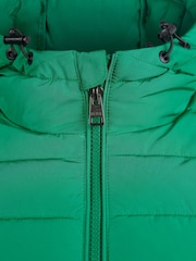U.S. Polo Assn Green Mens Lightweight Quilt Hooded Puffer Jacket - Image 12 of 12