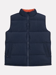 U.S. Polo Assn Blue U.S. Polo Assn. Mens Wide Baffle Gilet - Image 1 of 6