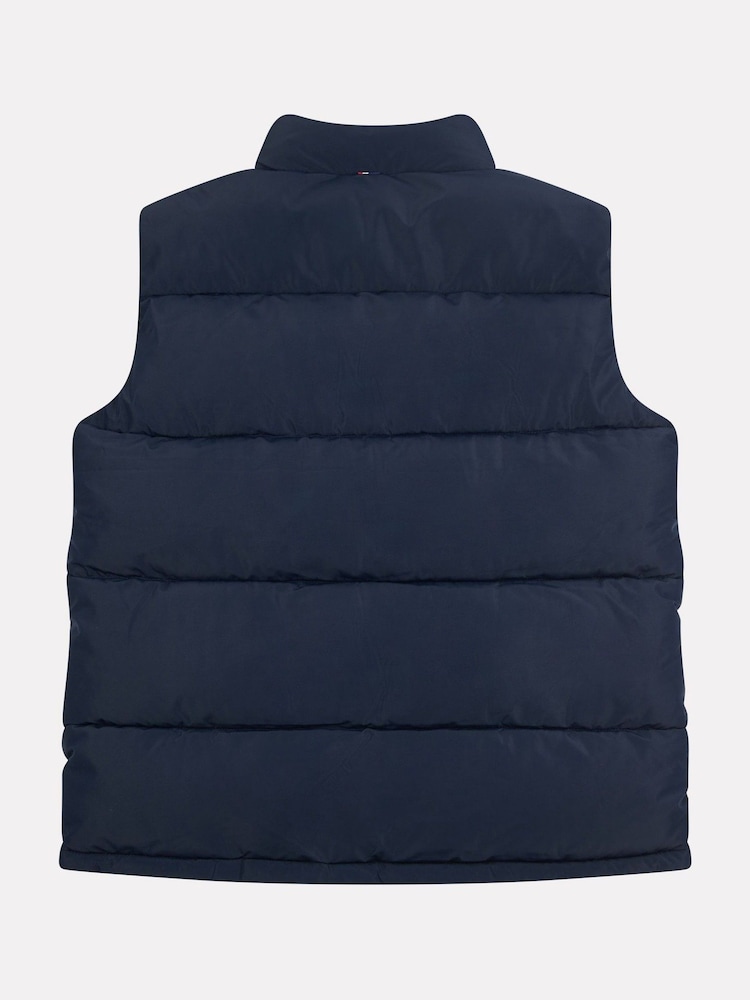 U.S. Polo Assn Blue U.S. Polo Assn. Mens Wide Baffle Gilet - Image 2 of 6
