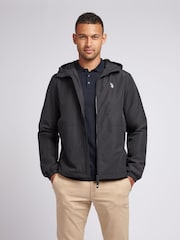 U.S. Polo Assn Black U.S. Polo Assn. Mens Fleece Lined Windbreaker - Image 1 of 12