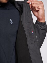 U.S. Polo Assn Black U.S. Polo Assn. Mens Fleece Lined Windbreaker - Image 5 of 12