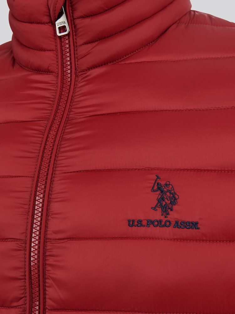 Roșu - U.S. Polo Assn. Jachetă matlasate ușor Bărbați - Image 4 of 6