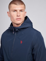 U.S. Polo Assn. Mens Fleece Lined Windbreaker - Image 4 of 12