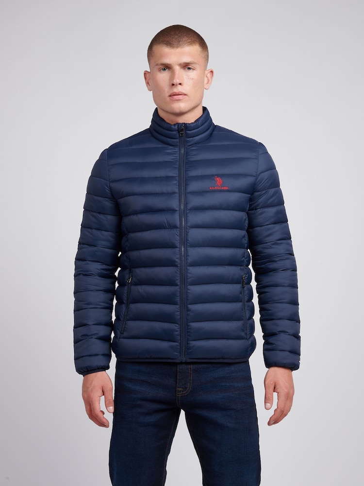 U.S. Polo Assn. Mens Lightweight Bound Quilted Jacket - Image 1 of 11