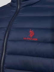 U.S. Polo Assn. Mens Lightweight Bound Quilted Jacket - Image 10 of 11