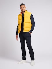 U.S. Polo Assn Yellow U.S. Polo Assn. Mens Wide Baffle Gilet - Image 3 of 6