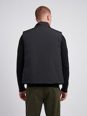 U.S. Polo Assn. Mens Clean Front Quilt Black Gilet - Image 3 of 5