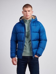 U.S. Polo Assn. Mens Ripstop Hooded Puffer Jacket - Image 1 of 11