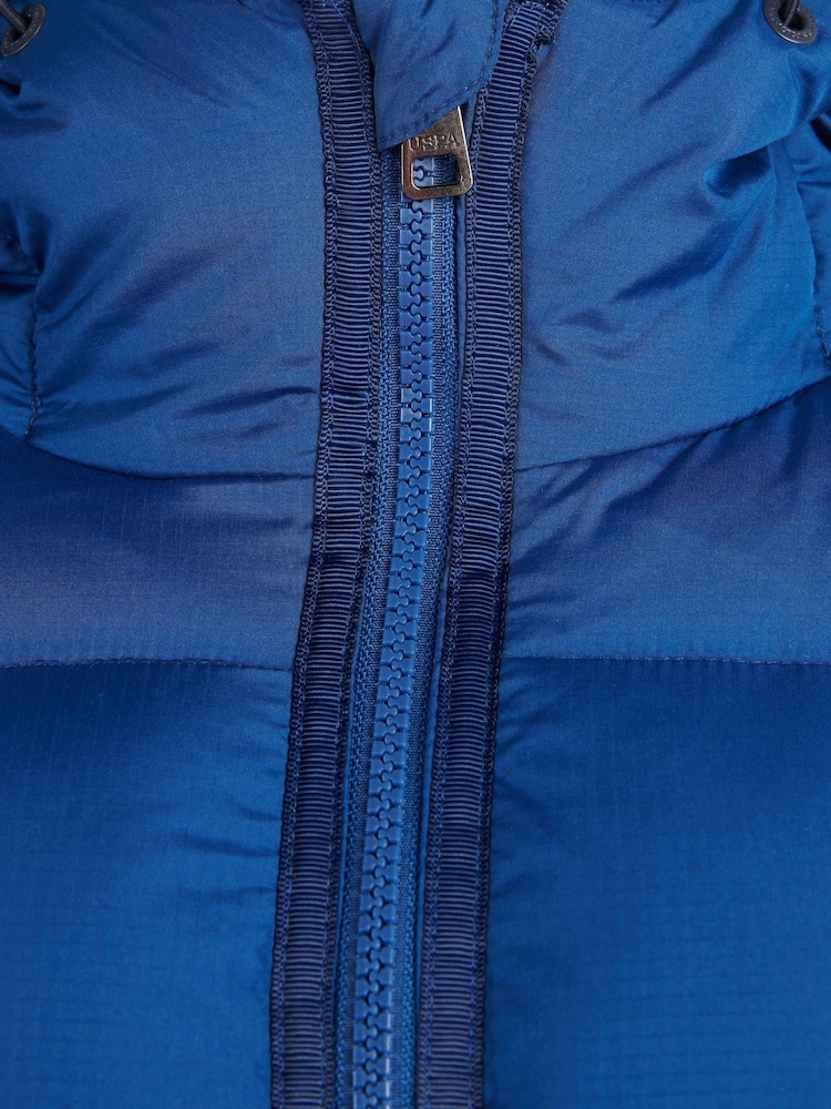 U.S. Polo Assn. Mens Ripstop Hooded Puffer Jacket - Image 11 of 11