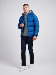 U.S. Polo Assn. Mens Ripstop Hooded Puffer Jacket - Image 3 of 11