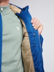 U.S. Polo Assn. Mens Ripstop Hooded Puffer Jacket - Image 5 of 11