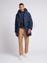 U.S. Polo Assn. Mens Classic Longline Puffer Jacket - Image 2 of 11