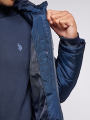 U.S. Polo Assn. Mens Classic Longline Puffer Jacket - Image 5 of 11