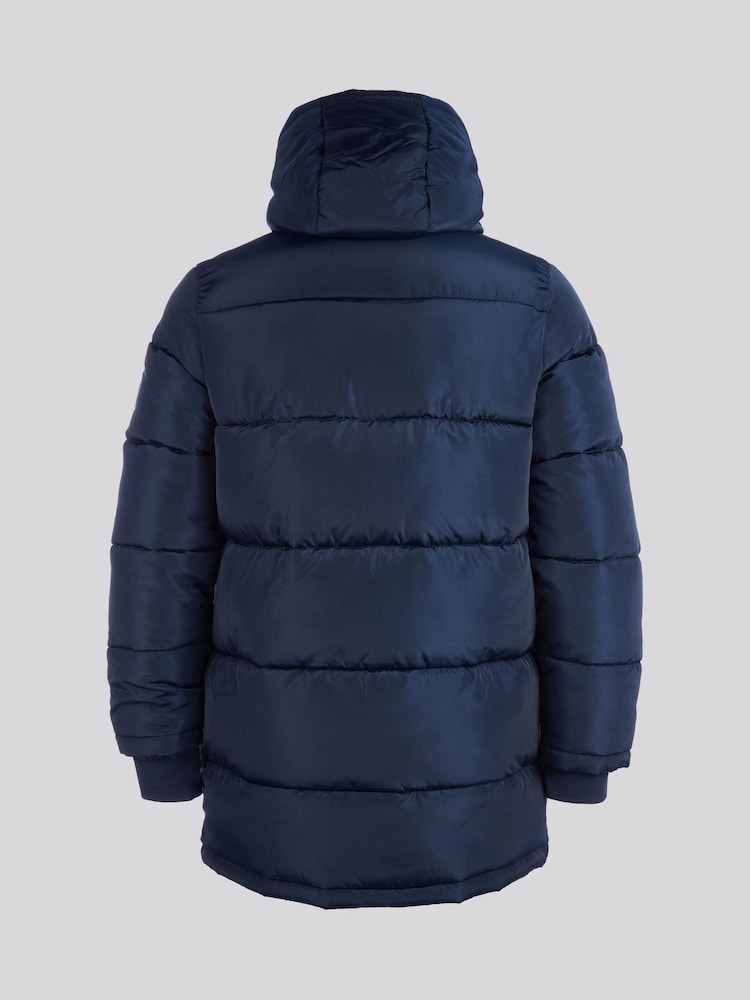 U.S. Polo Assn. Mens Classic Longline Puffer Jacket - Image 8 of 11