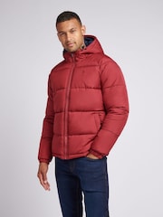 U.S. Polo Assn. Mens Ripstop Hooded Puffer Jacket - Image 1 of 5