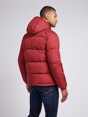 U.S. Polo Assn. Mens Ripstop Hooded Puffer Jacket - Image 3 of 5
