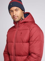 U.S. Polo Assn. Mens Ripstop Hooded Puffer Jacket - Image 5 of 5