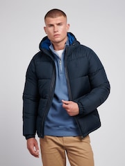 U.S. Polo Assn. Mens Ripstop Hooded Puffer Jacket - Image 1 of 11